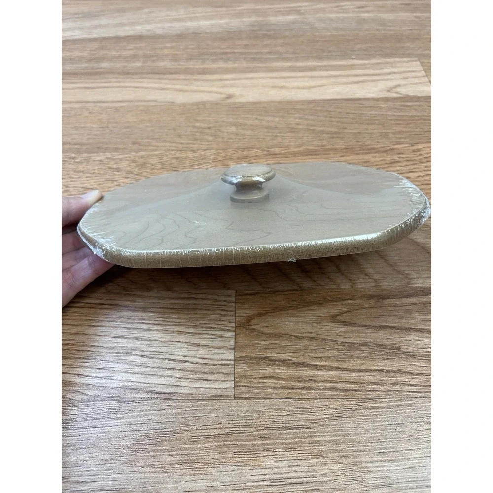 Longaberger WoodCrafts Natural Berry Basket Lid in Warm Brown 50444 NEW LID ONLY